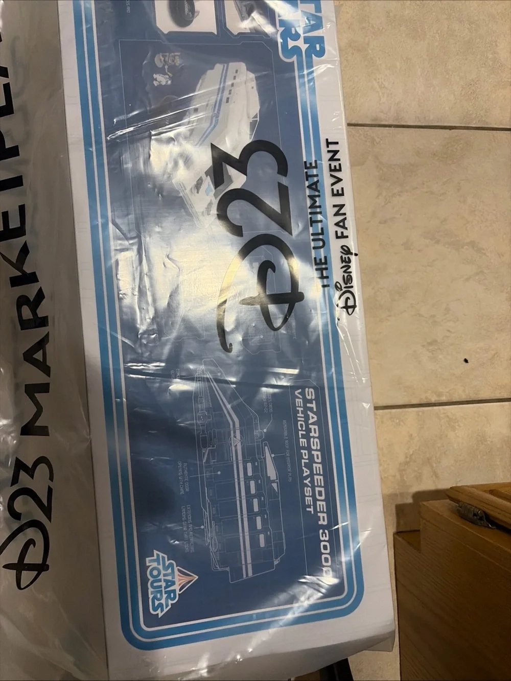 Star Wars Star Tours StarSpeeder 3000 Vehicle Play Set 2024 Disney D23 Expo